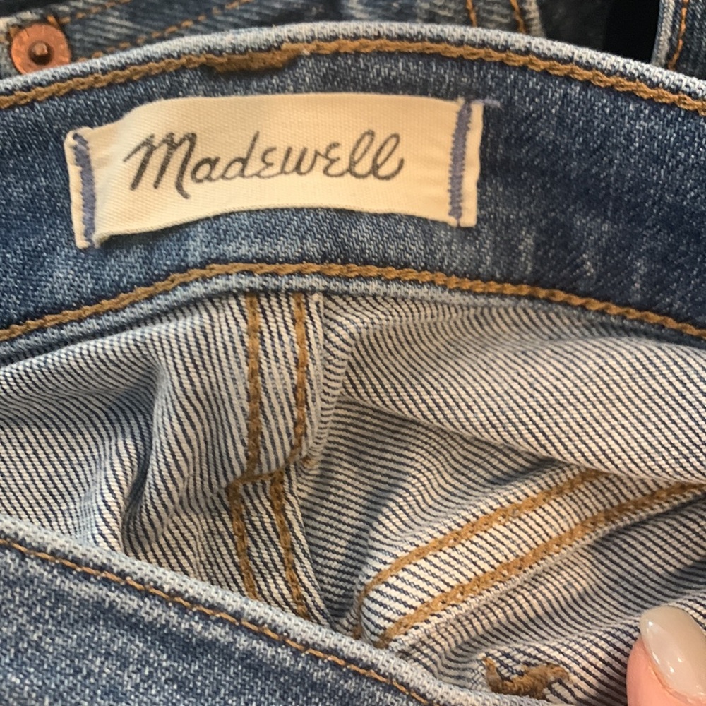 Madewell mid rise skinny cropped button fly denim. Excellent condition. SZ30 - Picture 5 of 7